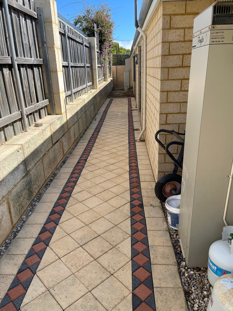 clean pavers in Perth